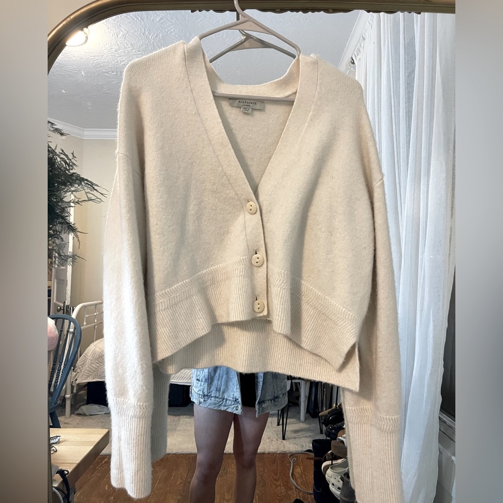 All Saints Vika Wool Cardigan | size large
